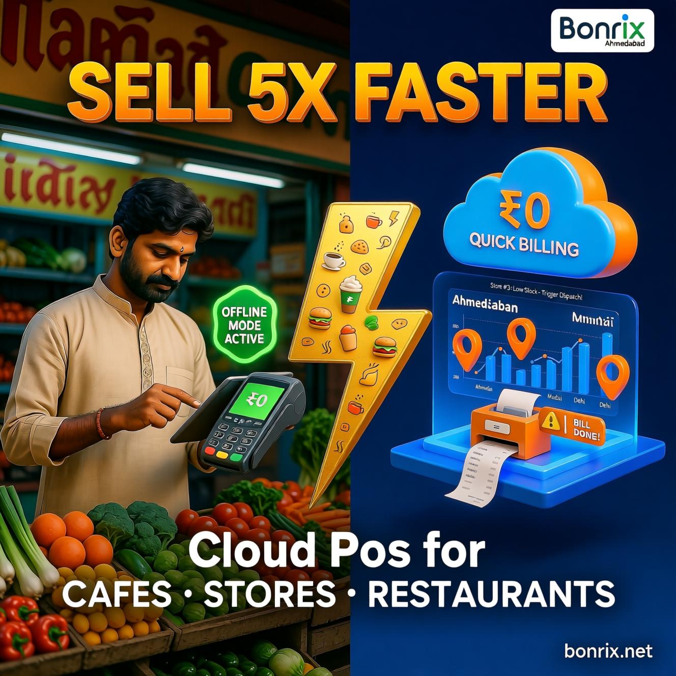 Bonrix Retail POS & ERP Software for Multi-Store Stores | Fast Billing & Inventory